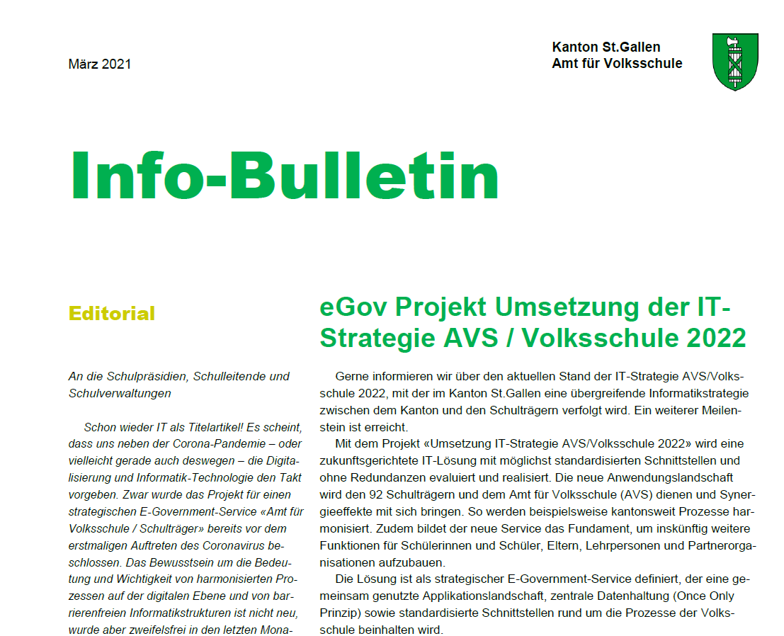 Infobulletin September 2020